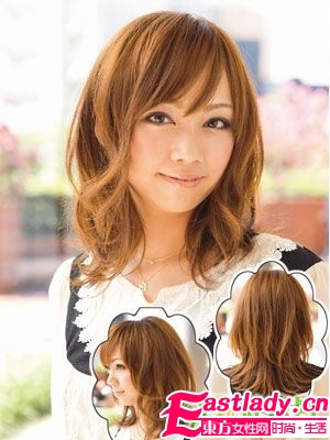 09秋季超甜美日系中长卷发造型