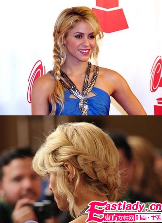 女星三款超美精致麻花辫