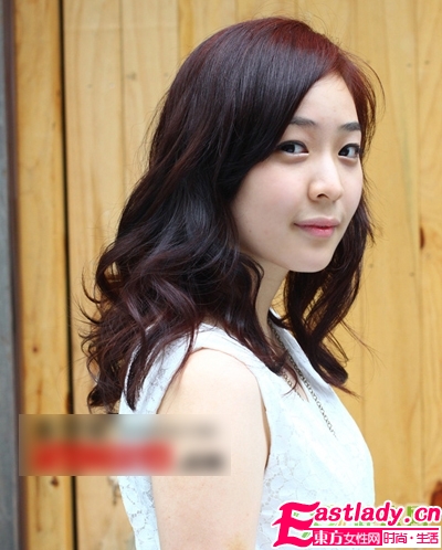 看看圆脸MM适合的发型