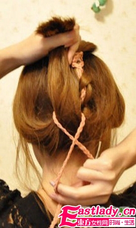 波西米亚发辫步骤图解
