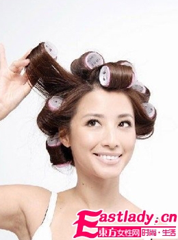 超人气 5步骤DIY卷出性感大波浪