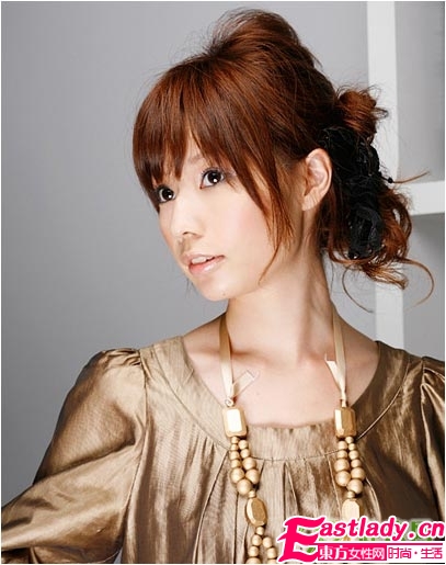 唯美气质 五款浪漫韩式盘发