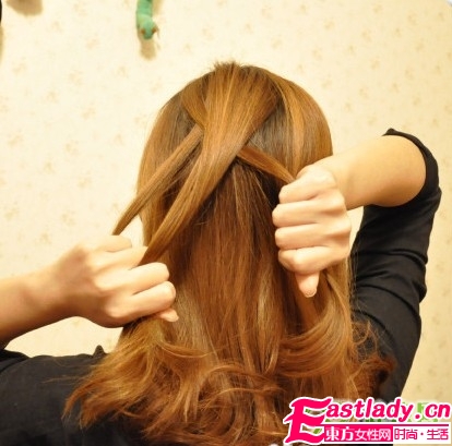 反蝎子辫的编法步骤图解