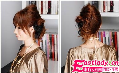 唯美气质 五款浪漫韩式盘发