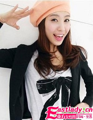 入冬时尚 看线帽如何搭配大卷发