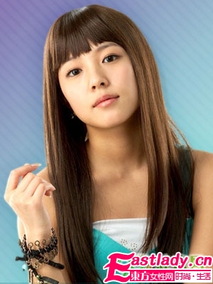 甜美范儿 09秋季最新内卷中长发