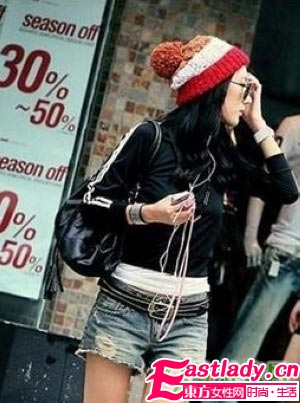 入冬时尚 看线帽如何搭配大卷发