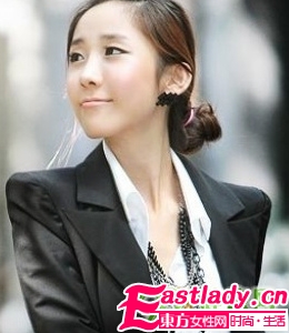 简单易学 横扫韩国街头的经典韩式盘发