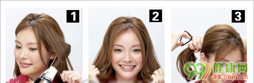 中短发怎么扎歪发髻好看