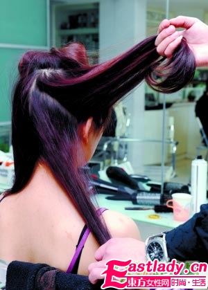 春夏最流行花苞头步骤图解