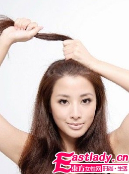 超人气 5步骤DIY卷出性感大波浪