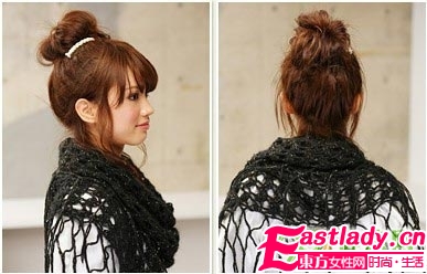 唯美气质 五款浪漫韩式盘发