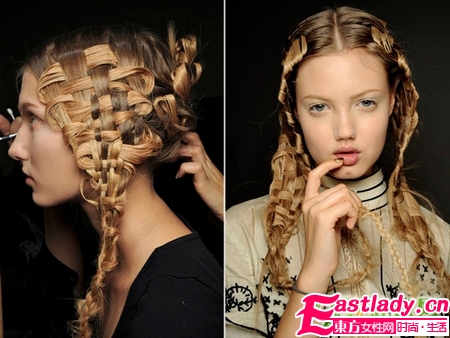 秀场最具艺术感的＂疯狂＂辫子