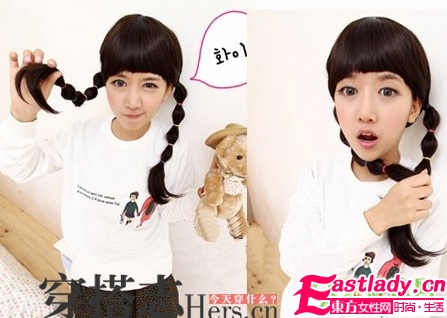 最萌 莲藕结 发型大流行