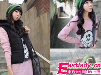 冬季最爱 浪漫韩风帽子巧搭长发