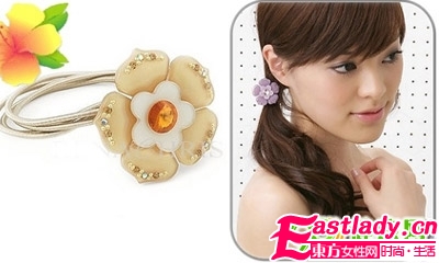 盘点 超级甜美韩国发型发饰