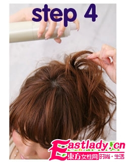 教你DIY清爽靓丽丸子头
