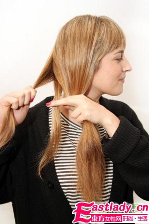 简单又别致的变异辫子发型编法