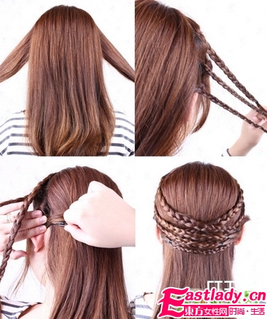 韩式发型扎法步骤