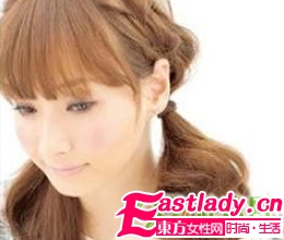 DIY最纯美优雅的田园编发