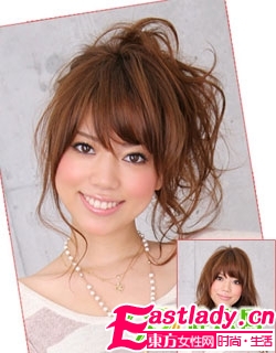 教你DIY清爽靓丽丸子头