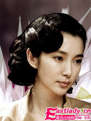 明星复古发型 品最美女人味