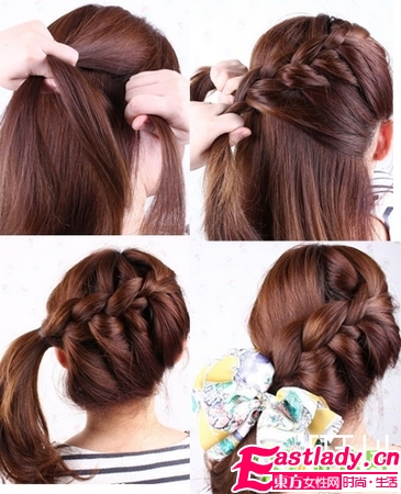 韩式发型扎法步骤