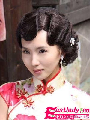 明星复古发型 品最美女人味
