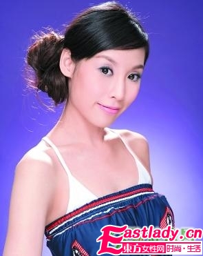 居家也时尚 DIY韩式风情小发髻