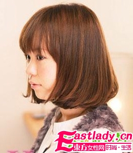 三角脸型的绝妙发型设计