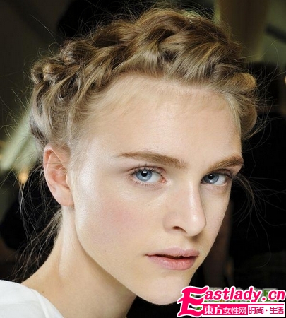 唯美法式麻花辫编发发型