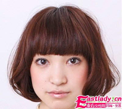 适合圆脸女生的短发发型