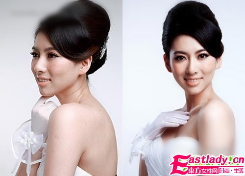 凸显高贵 婉约韩式新娘盘发