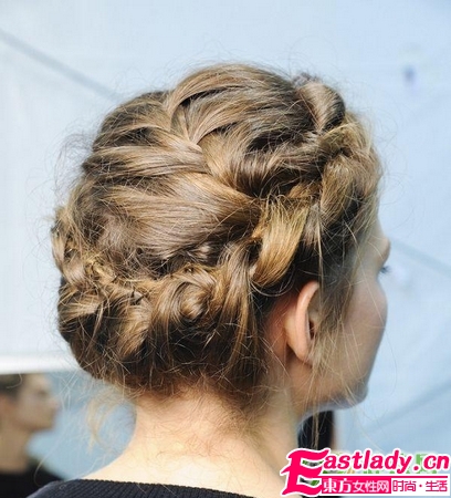 唯美法式麻花辫编发发型