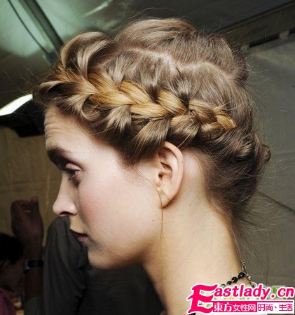 唯美法式麻花辫编发发型