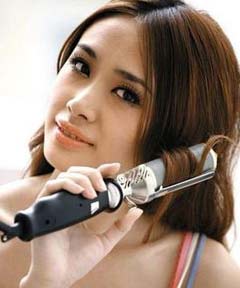 DIY卷梨花头发型 卷发棒卷出个性