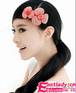 惊艳 女星示范12款时尚马尾辫