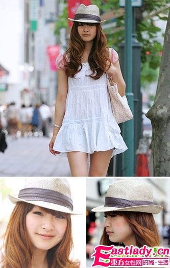 妙招发型帽子配让你告别"大饼脸"