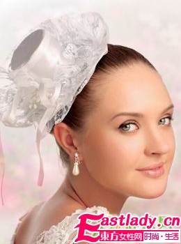 魅力独特 7款美丽新娘盘发步骤