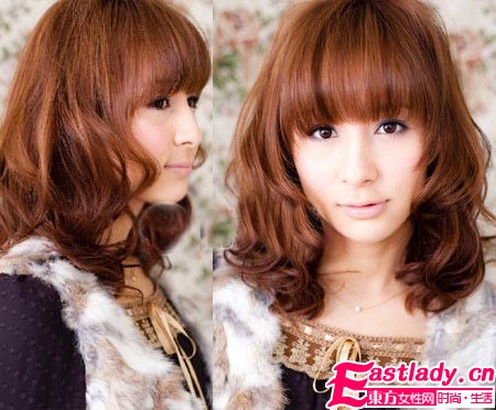 10款最招桃花发型 绝美朦胧味