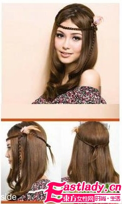 四款五分钟搞定的简单DIY编发