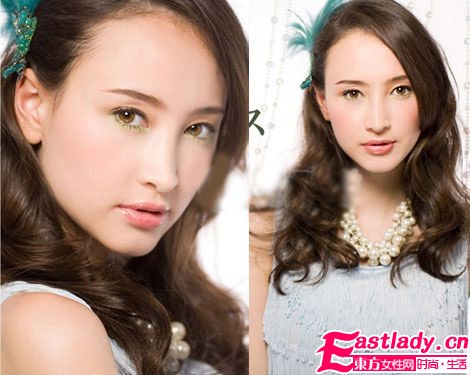 10款最招桃花发型 绝美朦胧味