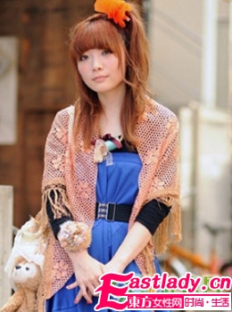 甜蜜可爱风 东京最新街拍发型