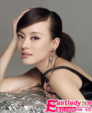 惊艳 女星示范12款时尚马尾辫