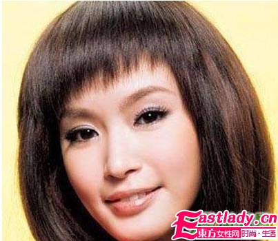 最流行的8款瘦脸刘海发型