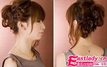 提升魅力 简单盘发让你光彩照人