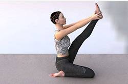 简单六式瑜伽瘦腿动作 轻松学起