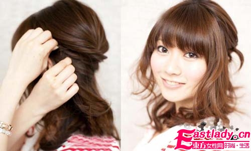 2011最新发型 5分钟DIY出令人心动发型