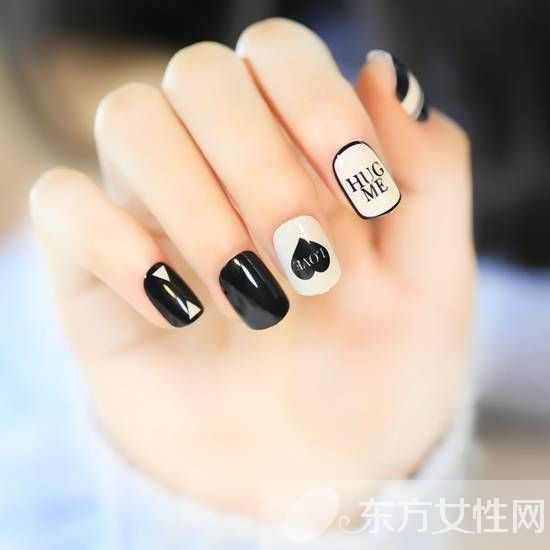 韩系个性美甲图片推荐 几何图案原来可以这么潮