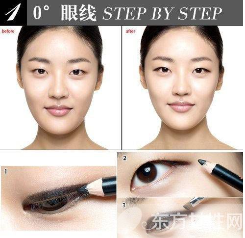 画眼线还能有角度 看看这些单眼皮女星的独特画法